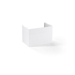 Rallonge de cheminée blanche (pour montage sur une étagère intermédiair *