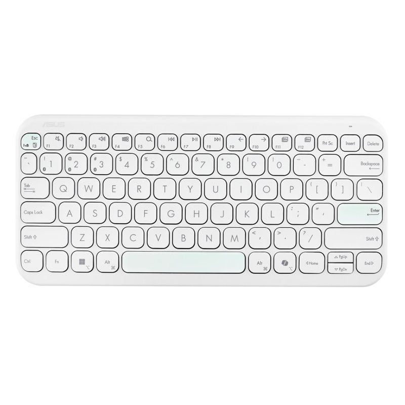 ASUS KW100 Keyboard QWERTZ white
