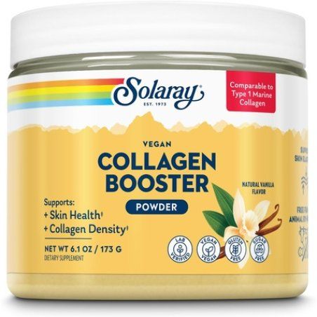 Solaray Vegan Collagen Booster Type 1 Marine Collagen Powder Alternative