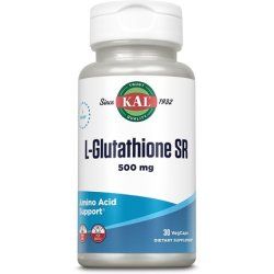 Kal L-Glutathione SR Reduced Glutathione Supplement High Absorption