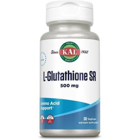 Kal L-Glutathione SR Reduced Glutathione Supplement High Absorption