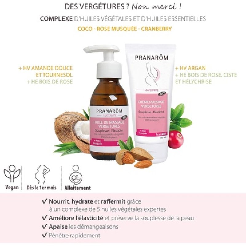 Pranabb Organic Maternity Stretch Mark Massage Cream 100ml