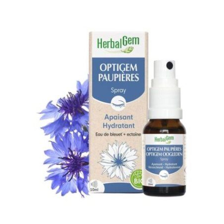 Herbalgem Optigem Organic Eyelid Spray for Eye Fatigue Soothing Moisturizing