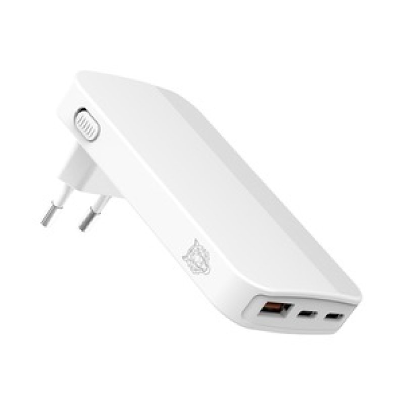 TIGER POWER LITE CHARGEUR SECTEUR PLAT PLIABLE 65W USB-C USB-A