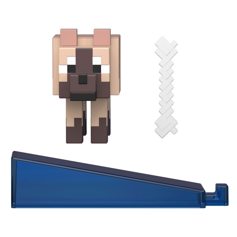 Minecraft - Biome Builds 8cm Figure -Chestnut Wolf (JJR90-JL10)
