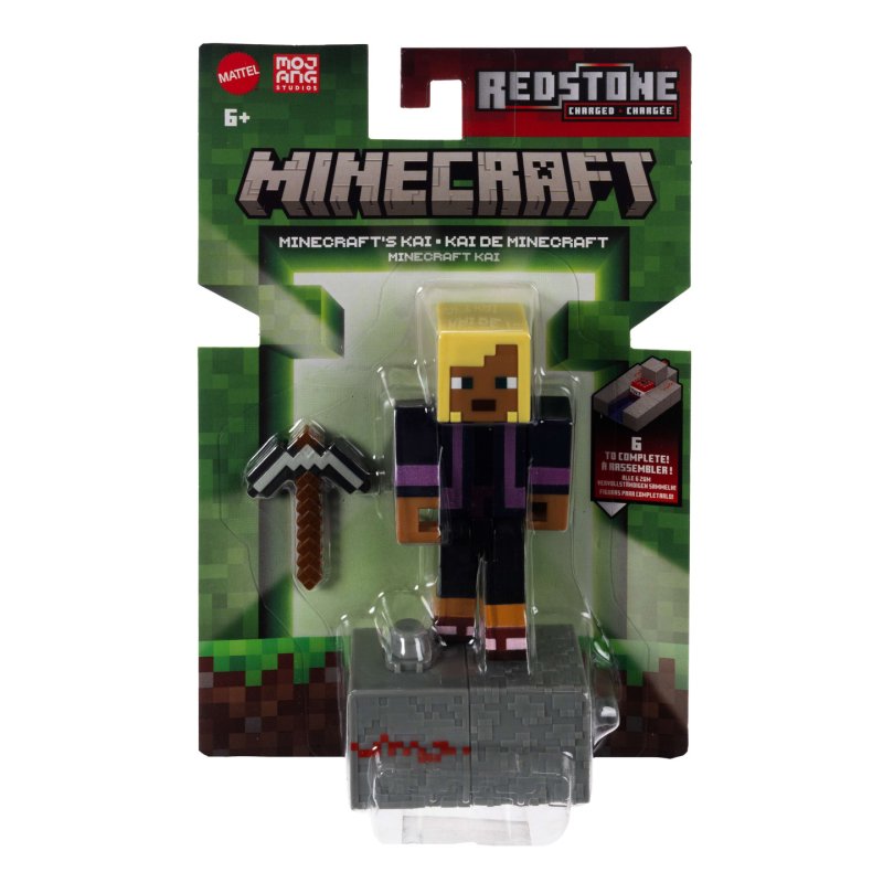 Minecraft - Biome Builds 8cm Figure - Redstone Charged Kai ( JJR86-JL10)