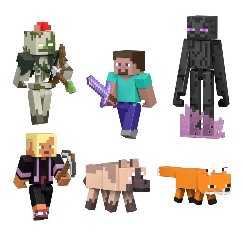 Minecraft Redstone Charged Bogged Figure