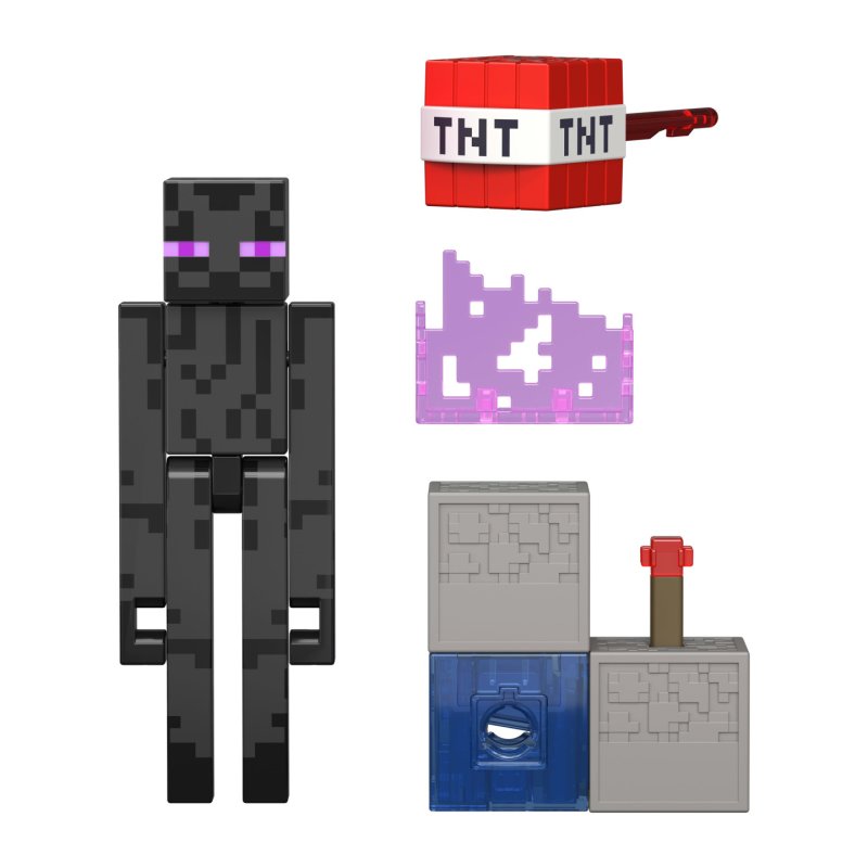 Minecraft Redstone Charged Enderman Figure