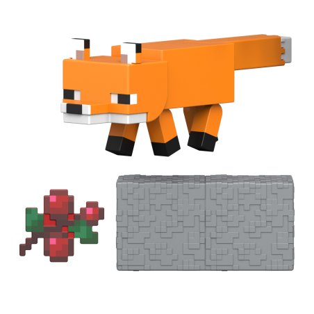 Minecraft Redstone Charged Fox Figure
