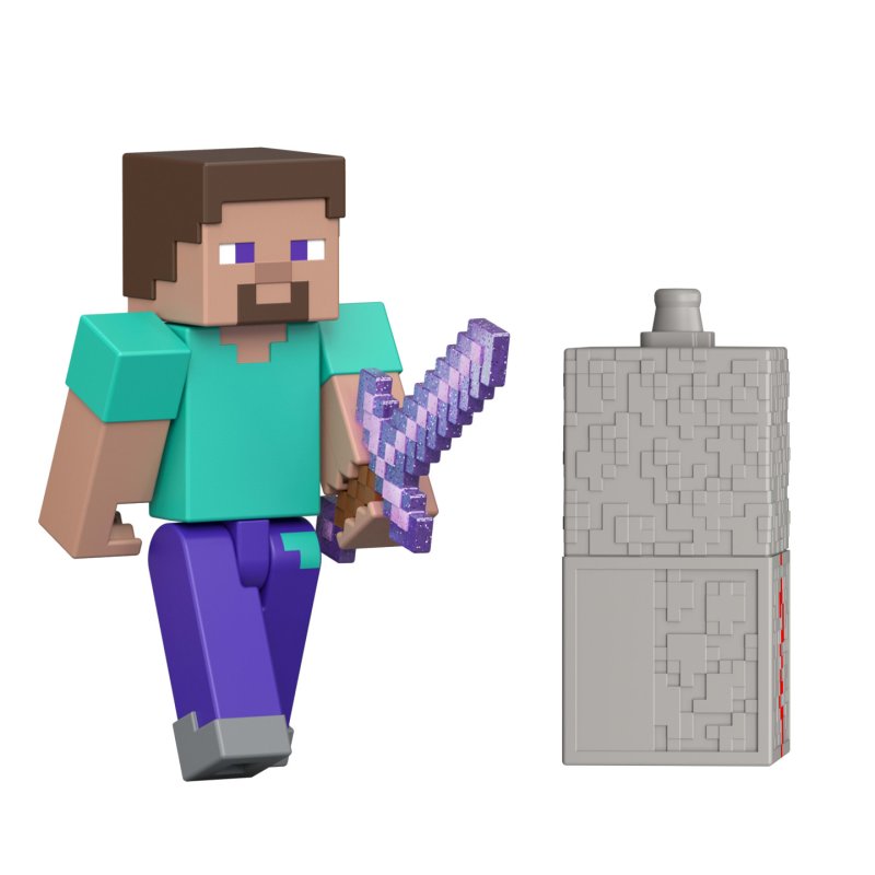 Minecraft - Biome Builds 8cm Figure - Steve (JJR85-JJ10)