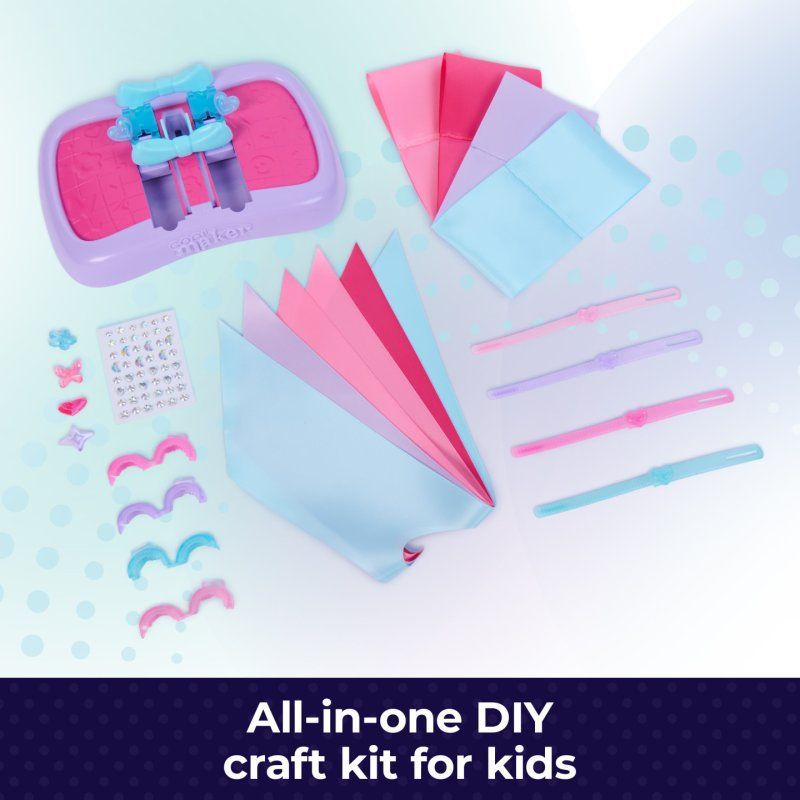 Cool Maker , Hair Styl’d Bow Maker, Make & Remake 4 Bows, Hair Accessories Arts and Crafts Kit, Kids Toys for Girls