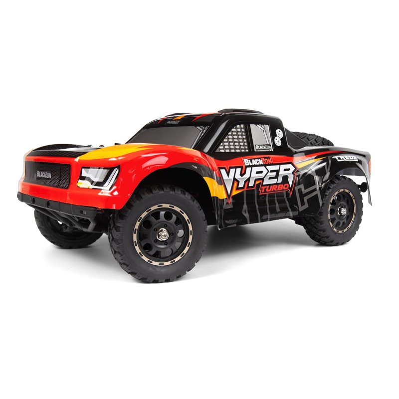 BLACKZON - SC Turbo 1/16 4WD 2S Brushless - Red/Orange (540275)