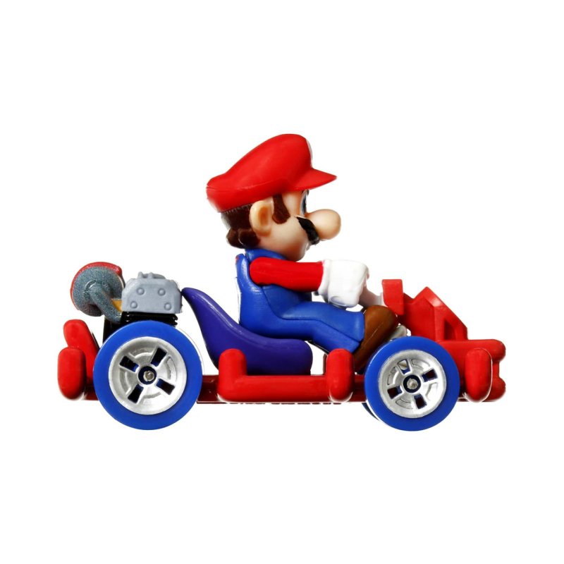 Hot Wheels Mario Kart Collection of 1:64 Scale Die-Cast Replica Vehicles, Toy Collectibles
