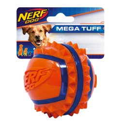 NERF - Nerf Dog Two-Tone TPR Spike Ball - Large - 9cm