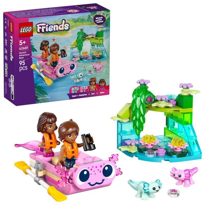 42681 Friends Axolotl-Abenteuerboot