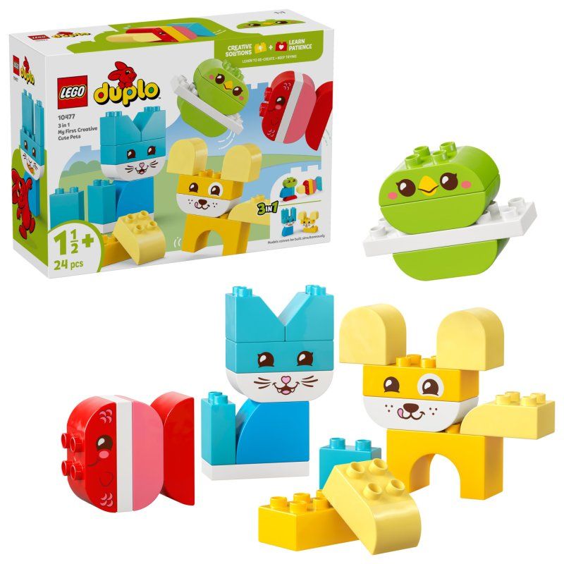 10477 DUPLO 3-in-1 Kreative Tiere