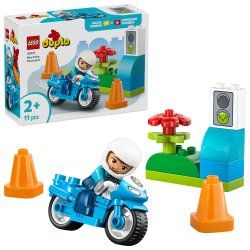10471 DUPLO Town Blaues Polizeimotorrad