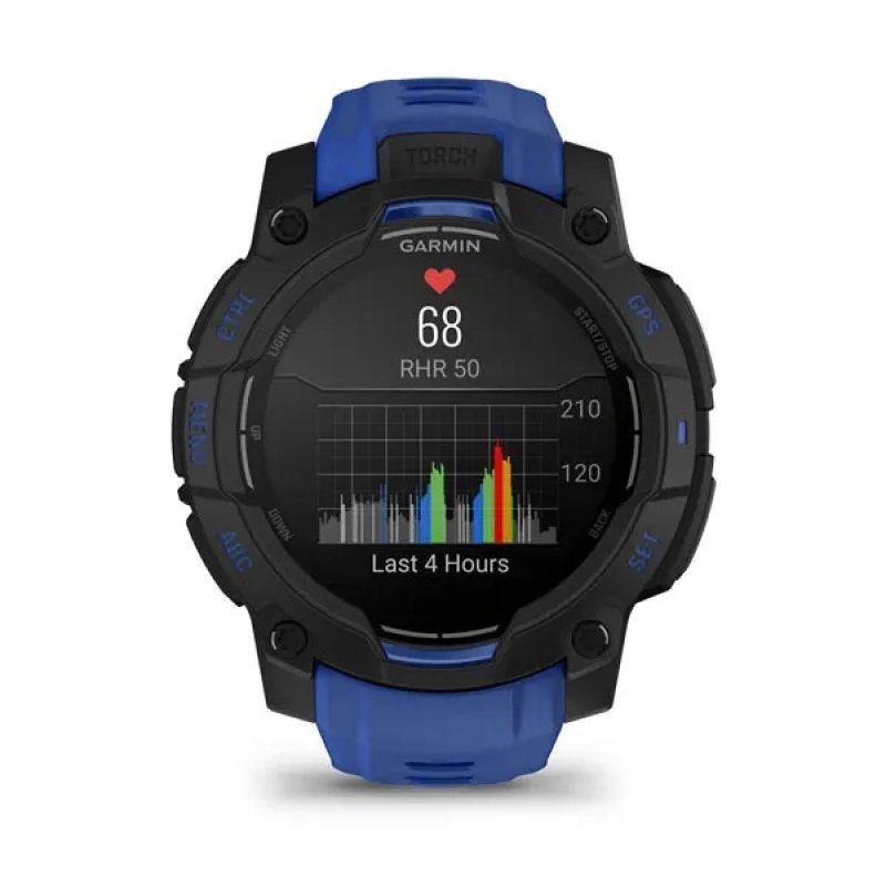 Garmin Instinct 3 3.05 cm (1.2 ) AMOLED 45 mm Digital 390 x 390 pixels Black GPS (satellite)