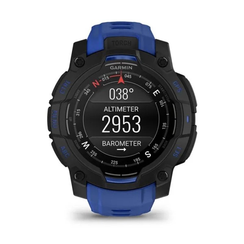 Garmin Instinct 3 3.05 cm (1.2 ) AMOLED 45 mm Digital 390 x 390 pixels Black GPS (satellite)