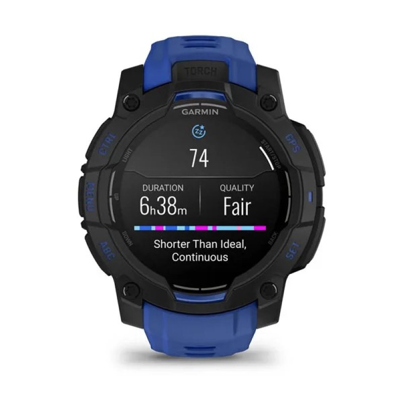 Garmin Instinct 3 3.05 cm (1.2 ) AMOLED 45 mm Digital 390 x 390 pixels Black GPS (satellite)