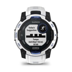 Garmin Instinct 2.29 cm (0.9 ) MIP 45 mm Digital 176 x 176 pixels Touchscreen Black White GPS (satellite)