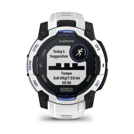 Garmin Instinct 2,29 cm (0.9") MIP 45 mm Numérique 176 x 176 pixels Écran tactile Noir, Blanc GPS (satellite)