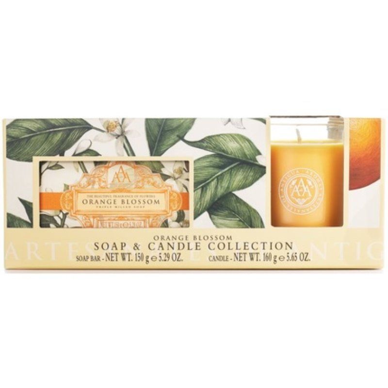 Gift Set With Candle Somerset Toiletry Orange 2pcs