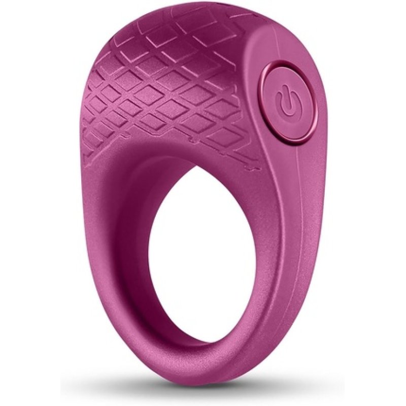 Ns Novelties Seduction Levi Metallic Burgundy Penis Ring 65cm