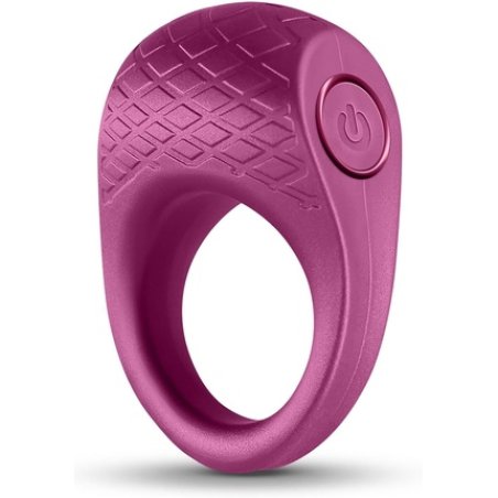 Ns Novelties Seduction Levi Metallic Burgundy Penis Ring 65cm