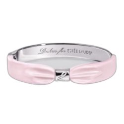 Estee Lauder Dukas Collection 2021 Pink Ribbon Base Metal Bracelet For Women