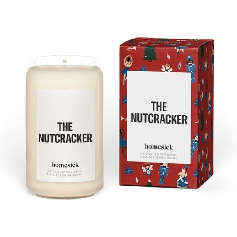 Homesick Premium Scented Candle The Nutcracker 1375 Oz Natural Soy Blend Candle Home Decor 6080 Hour Burn
