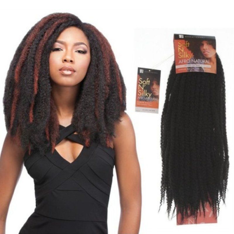 Sensational Soft N' Silky Afro Natural Synthetic Afro Twist Braid