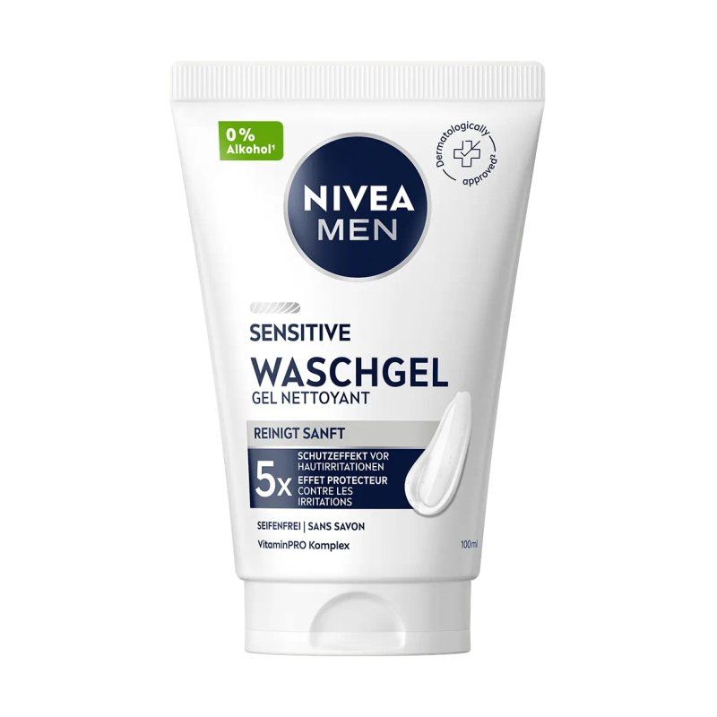 Nivea Men Sensitive Wash Gel 100ml Tube