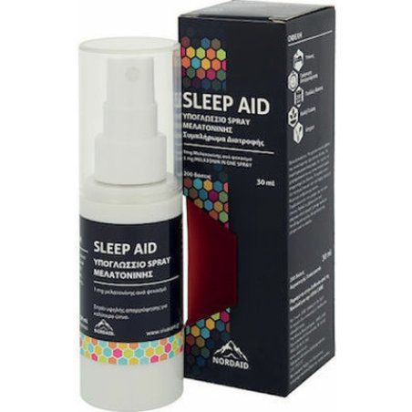 Nordaid Sleep Aid Oral Spray Melatonin Supplement For Sleep 30ml