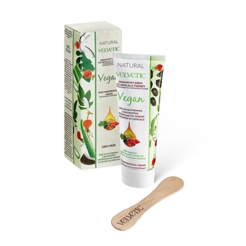 Velvetic Vegan Velvet Cream For Facial Hair Removal With Aloe Vera 50ml