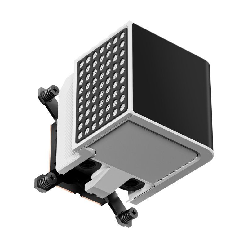 TRYX Panorama CPU-Wasserblock, AMOLED-Display, Intel- und AMD-Sockel - weiß