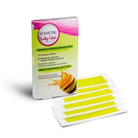 Silky Skin Fruit Wax for Hair Removal 12 Pieces