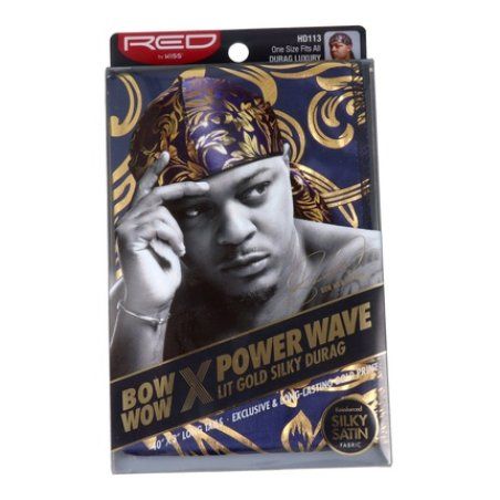 Red Kiss Power Wave Lit Silky Durag Luxury