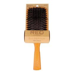 Red Kiss Premium Evergreen Wooden Brush Square Board Paddle
