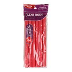 Red Kiss Flexi Rods 7 12 6 Pieces Pack For Hair Styling