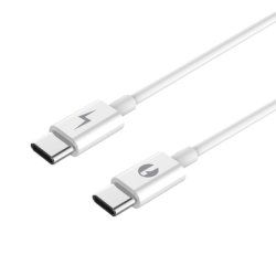 Câble UsbC à UsbC - Blanc - 2m *