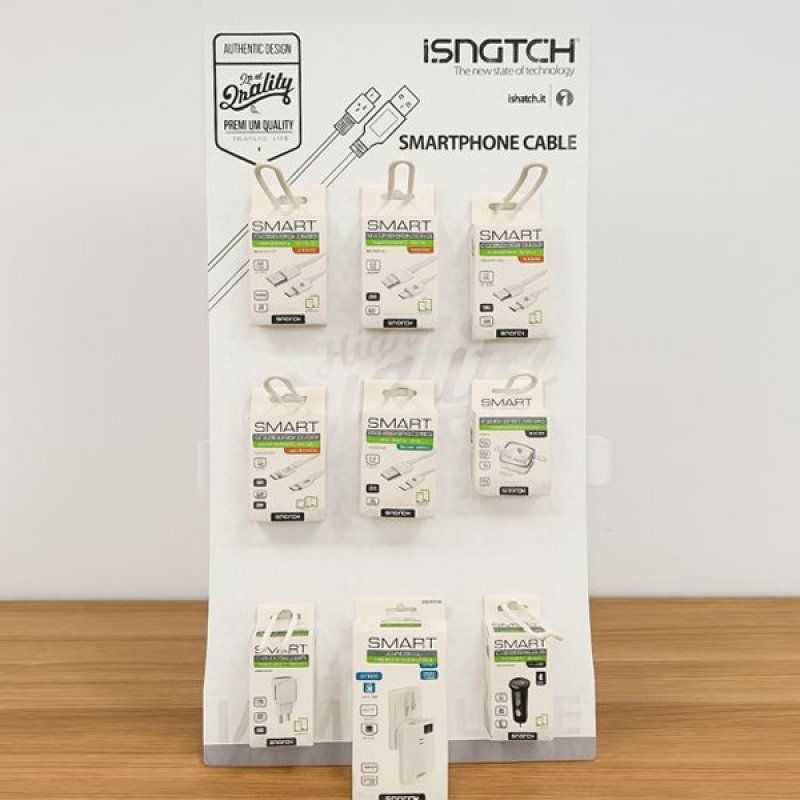 PACK-ISNATCH - Présentoir d'accessoires de téléphonie mobile équipé *