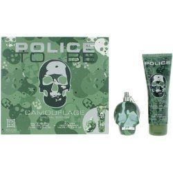Police To Be Camouflage 2 Piece Gift Set Eau De Toilette 75ml and Body Lotion 100ml