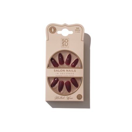 Sosu Cosmetics Salon Nails Mulled Wine 30 Pieces