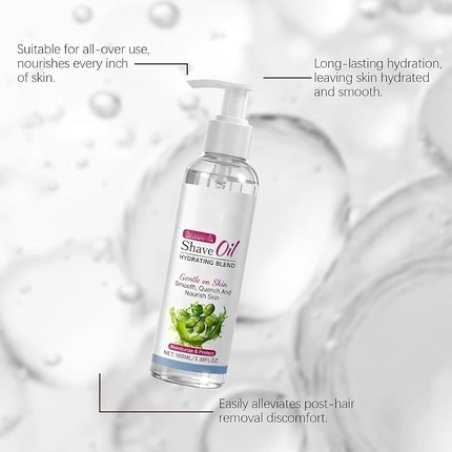 Smooth Beard Oil for Women - Preshave and Shaving Treatment Moisturizing