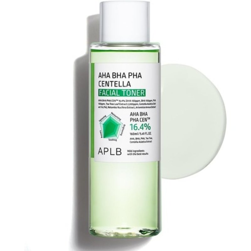 Aplb AHA BHA PHA Centella Facial Toner 164ml