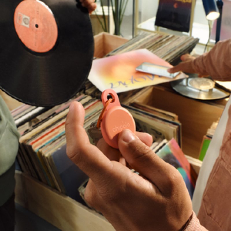 LOOP TRACKER RECHARGEABLE USBC APPLE ET ANDROID ROSE CORAIL