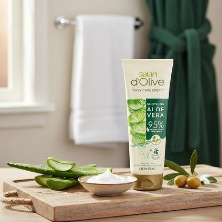Dalan D'Olive Hand & Body Cream Aloe Vera 250ml 95% Natural