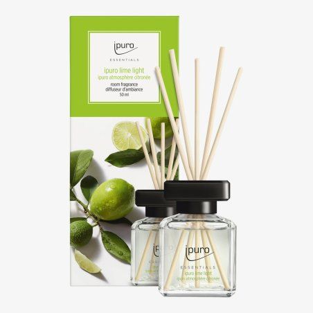 ipuro ESSENTIALS lime light diffuseur aromatique Flacon de parfum Transparent