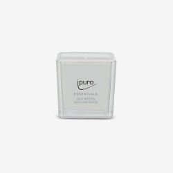 ipuro ESSENTIALS white lily bougie en cire Cylindre Carnation, Cèdre, Jasmin, Muguet, Pêche, Musc blanc Blanc 1